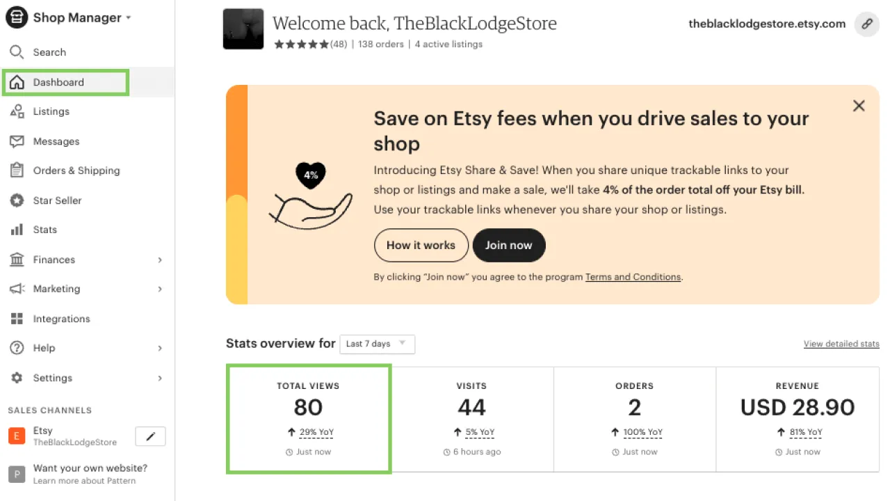 What are Etsy Shop Views and Why Are They Important?